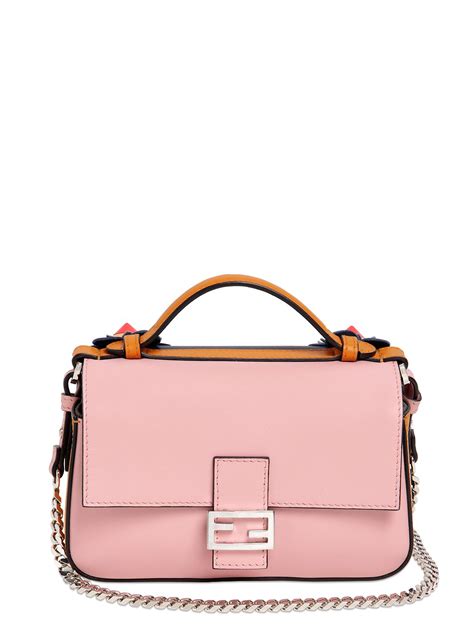 mini double f fendi bag|fendi flat baguette micro.